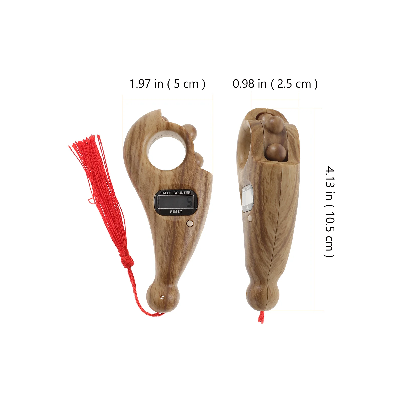 

Счетчик бусин Будды, простой сброс, четкий экран, удобный инструмент для подсчета бусин Будды для практики осознанности