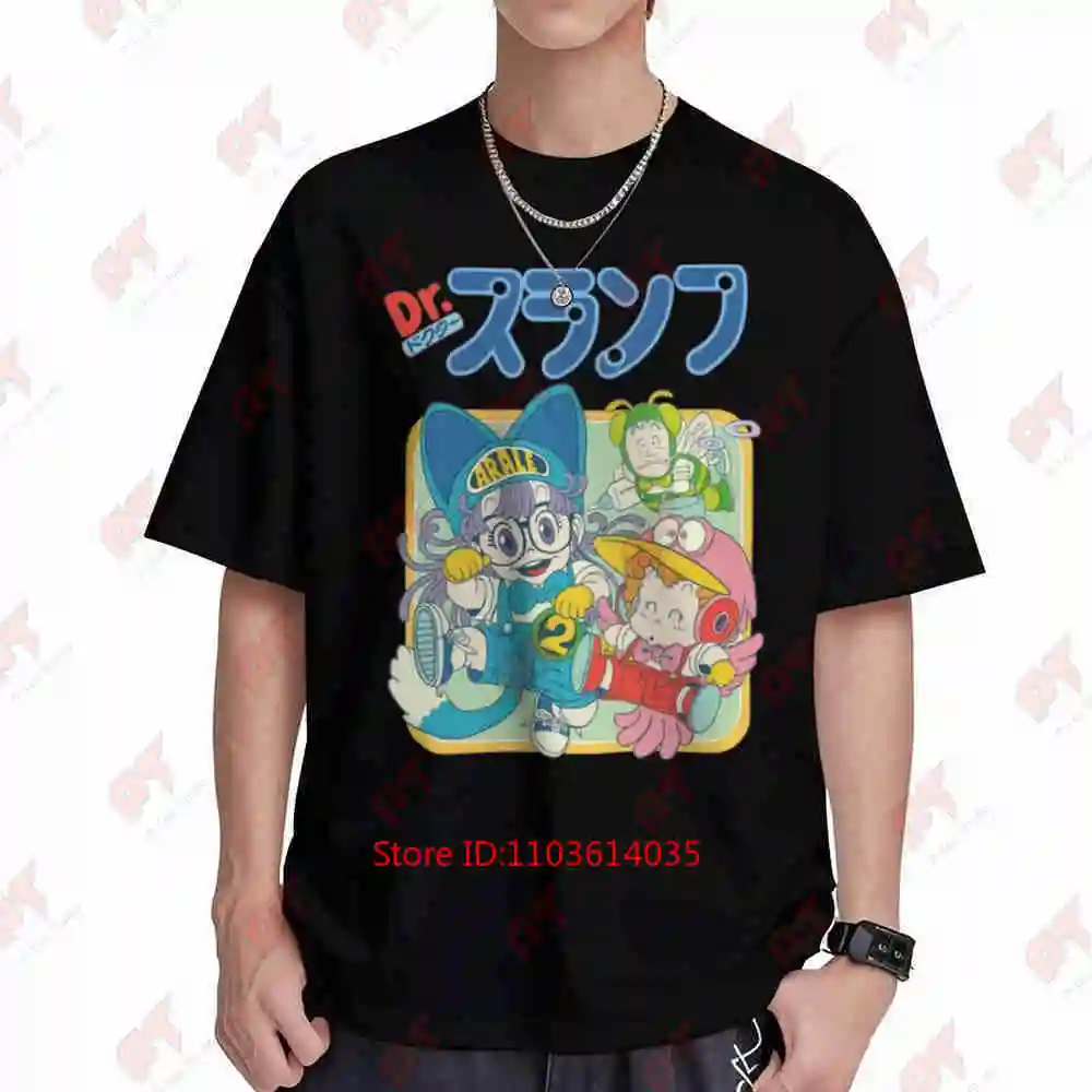 Arale Dr Slump Short Sleeve Tee 100% Cotton T-Shirt