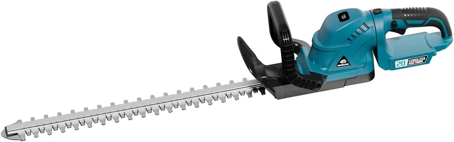 Cordless Hedge Trimmer with Rotatable Handle, 52cm Brushless Motor Bush Trimmer for 18V Battery, Tool Only, No Battery Included