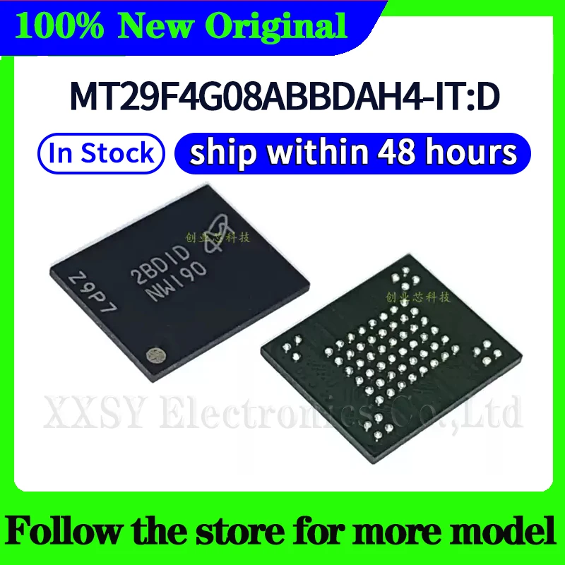 

MT29F4G08ABBDAH4-IT:D High quality New