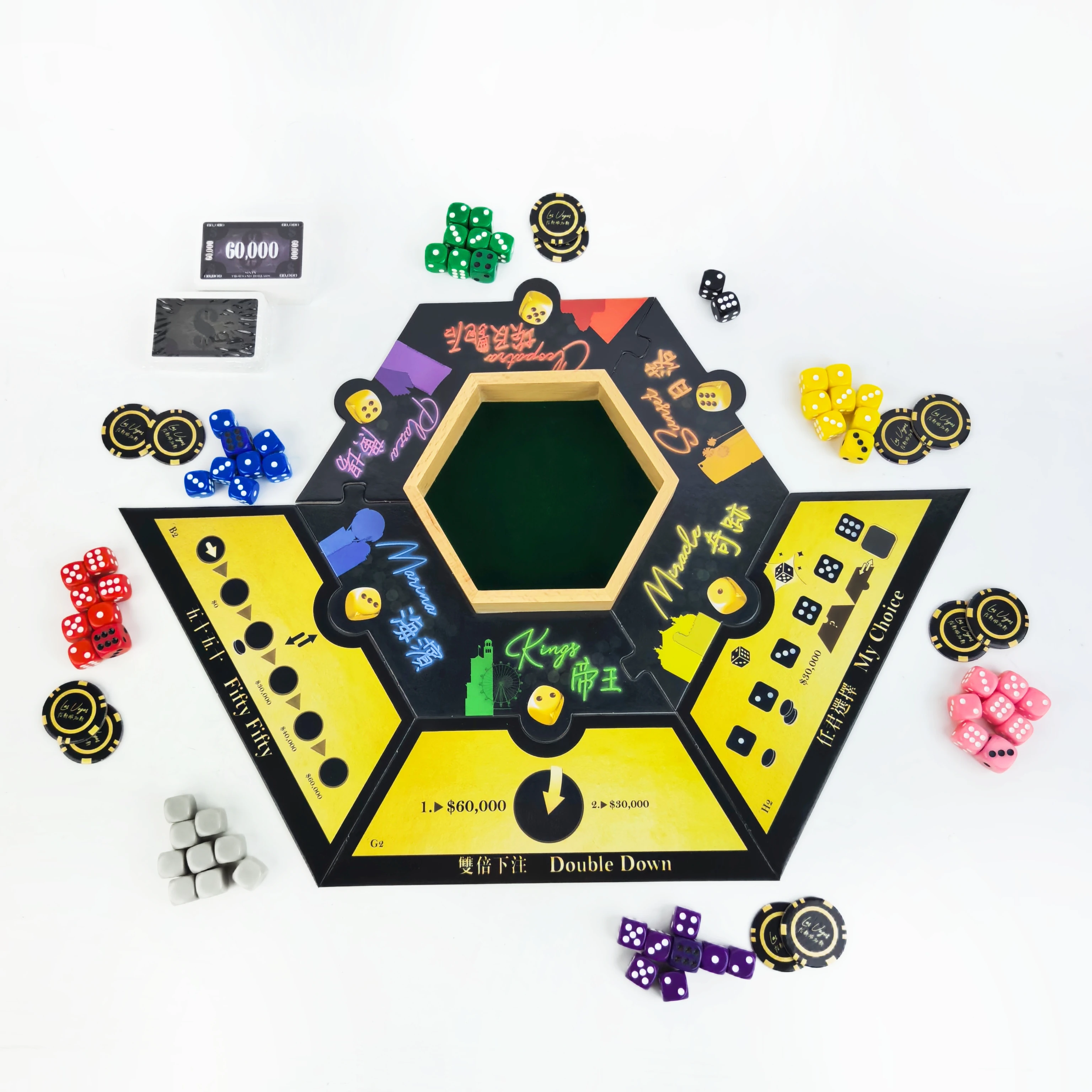 Bestseller Las Vegas Royal Edition Board Game - Adult Christmas Birthday Gift Casino Party and team-building ice-breaking game