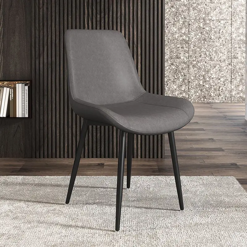 

Italian dining chairs, home Nordic luxury dining tables and chairs, modern and minimalist backrest chairs in living rooms, resta