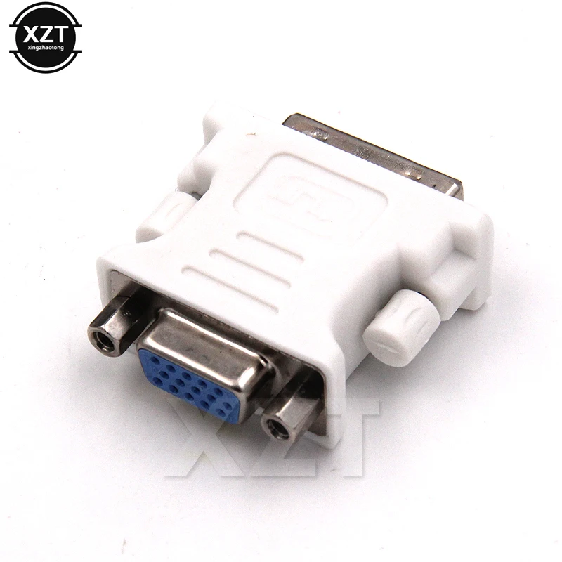 

DVI-I 24+5 Pin DVI to VGA Male to Female Video Converter Adapter for PC laptop for Graphics Cards Computer 1080P HDTV Monitor