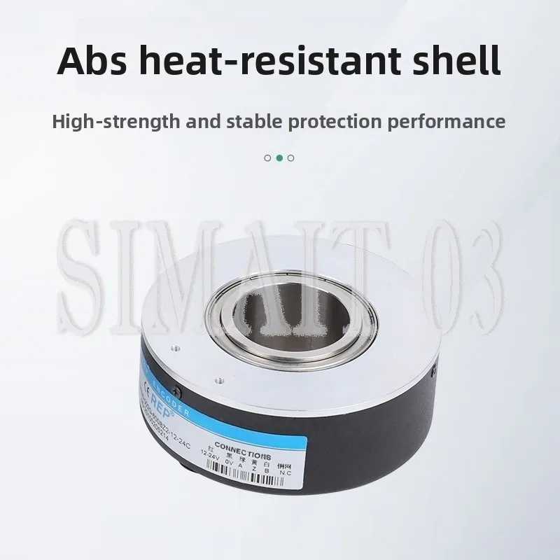 Hollow Shaft Encoder ZKT8030/9035 - Photoelectric Rotary Pulse Type for Elevators, 18-45mm Inner Bore