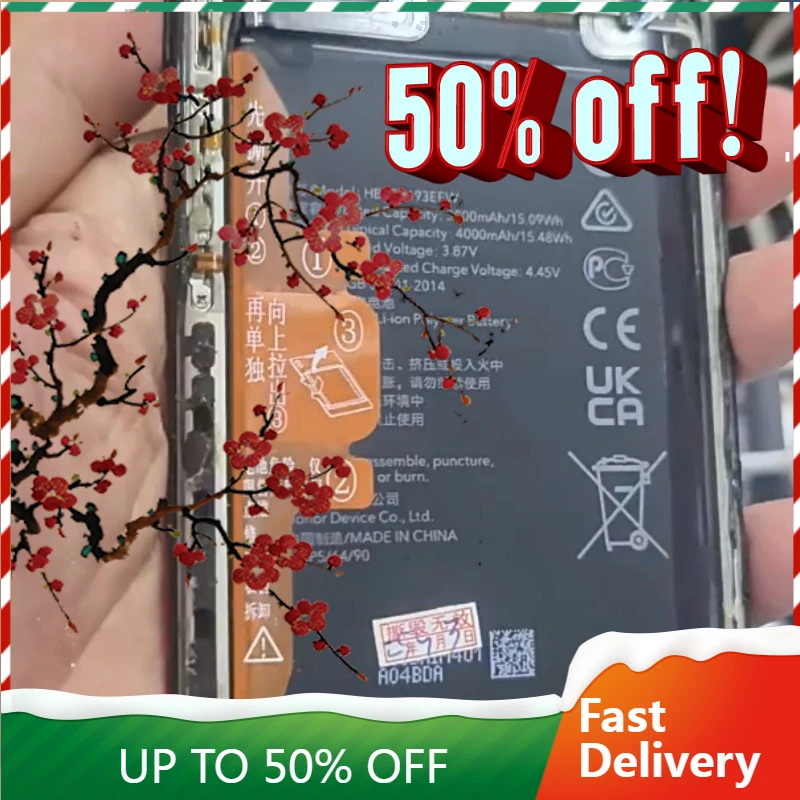 

【Fast Delivery】Battery for Huawei Honor 20 30 50 60 70 80 90PRO 50SE HB468492EGW HB486591EGW HB506390EFW HB506591EHW Battery