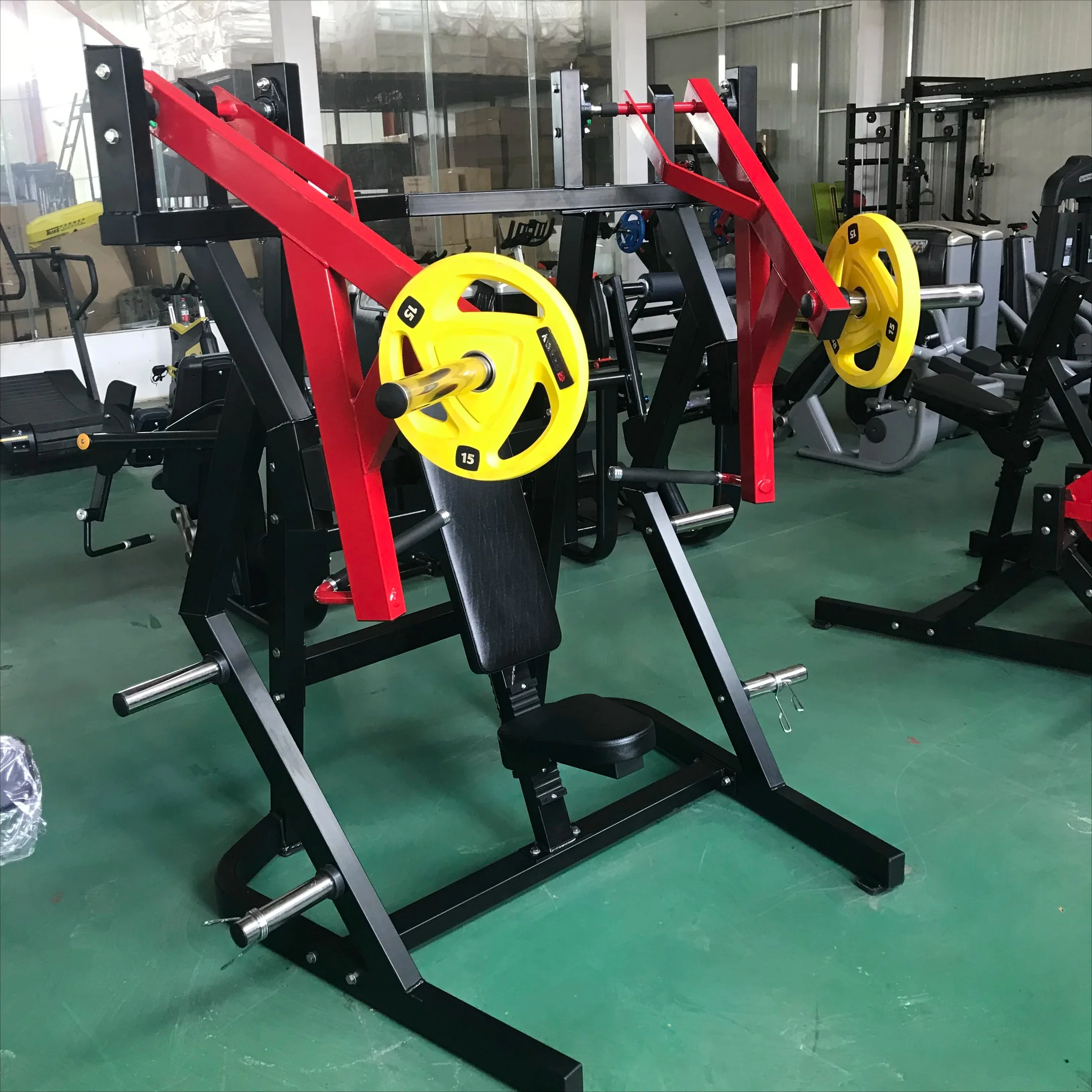 Hot Sell Strength Iso-Lateral Decline Press Commercial Fitness Equipment Plate Loaded Decline Press Gym Machine