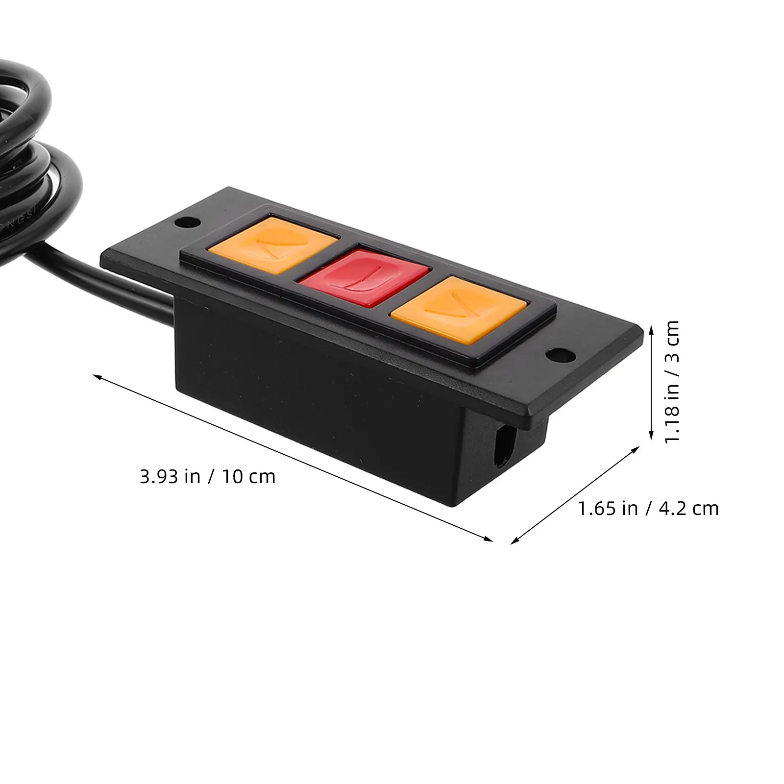 Electric Door Control Button Rolling Shutter Opener Wall Mounted for Residential Commercial Garage Warehouse Security Doors