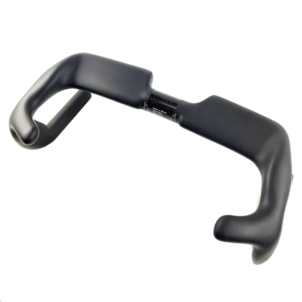 BIKEDOC HB25 305mm Carbon fiber Track Cycling Handle Road Bicycle Handlebar TT Sprint Bike Handlebar UD Matte 31.8MM