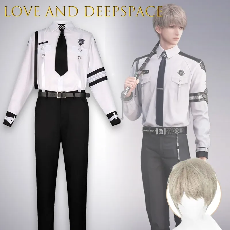 

ALove And Deepspace Xavier Tactical Police Cosplay Suit Breathable Fabric Game Anime Costume Halloween FullSet Christmas Costume