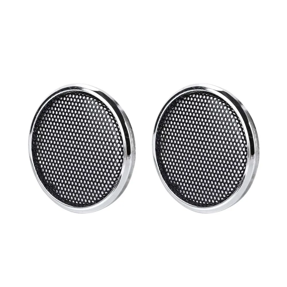 2Pcs altoparlante universale per Auto cerchio decorativo altoparlante per Auto griglia copertura protettiva Auto Audio copertura antipolvere