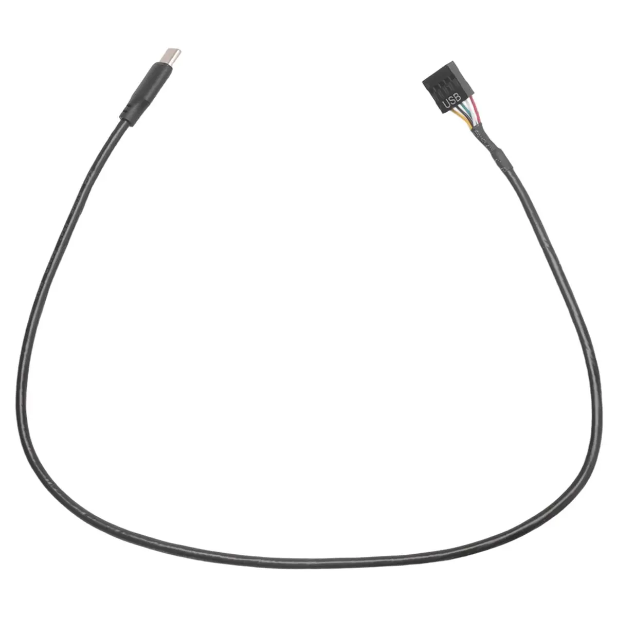 AA80 1Pcs USB 9Pin to USB Type C Cable for Computer Motherboard to USBC Secondary Screen PC LCD Screen 9Pin USB Cable Adapter
