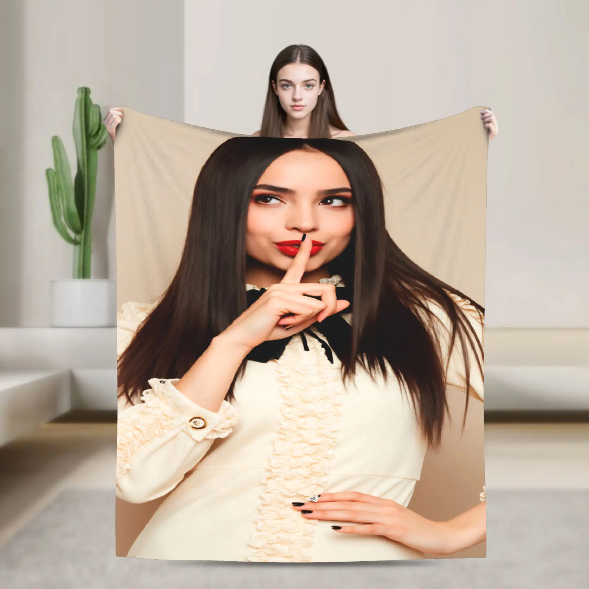 Actor Sofia Carson  Blanket Quality Super Soft  Bedding Throws Spring Child Bedroom Novelty Bedspread