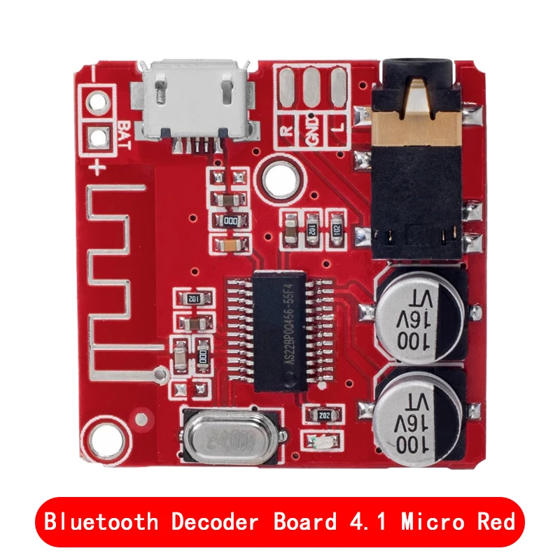 MP3 Bluetooth Decoder Board Lossless Car Speaker Audio Amplifier Board Modified Bluetooth 4.1 Circuit Stereo Receiver Module 5V