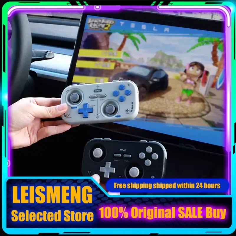 

Новый IINE для Tesla/электрический автомобильный геймпад, джойстик для зала, небольшой портативный потоковый переключатель с поддержкой переключателя 2, Android Ios, мобильный телефон, ПК, автомобиль