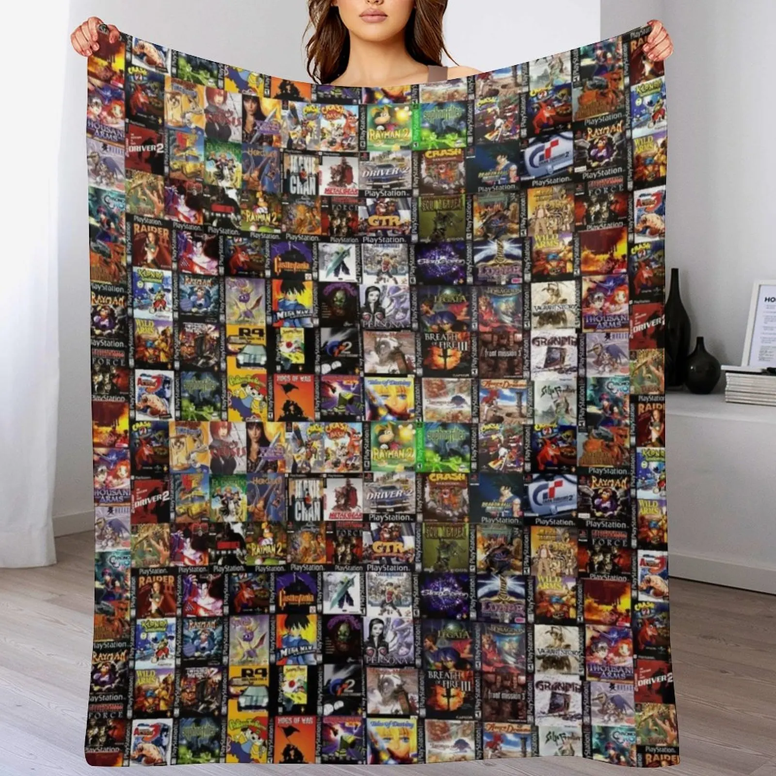 

Gamer Throw Blanket Decorative Sofa Single Luxury Thicken Blankets