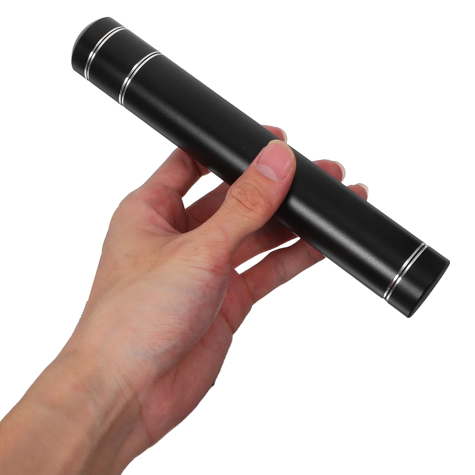 

Portable Cigar Tube Preservation Protection Case Aluminum Alloy Holder Carrying Pocket
