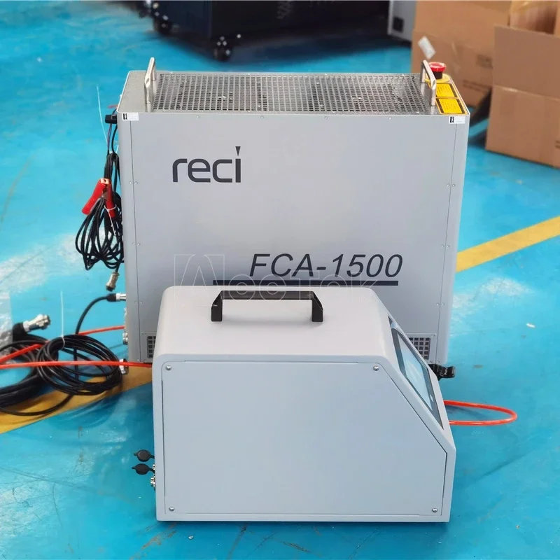 Mini Fiber Laser Lasmachine Reci 1500W Luchtkoeling Voor Metalen Kleine Laser Lasser Eenvoudig Te Bedienen