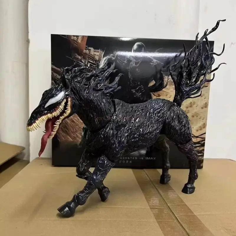 Dance Venom 3- Ostatnie figurki akcji Shf Venom War Horse Body Horse Peace Elite Figurka Ozdoba Model Lalka Zabawki Prezenty świąteczne Dla Dzieci