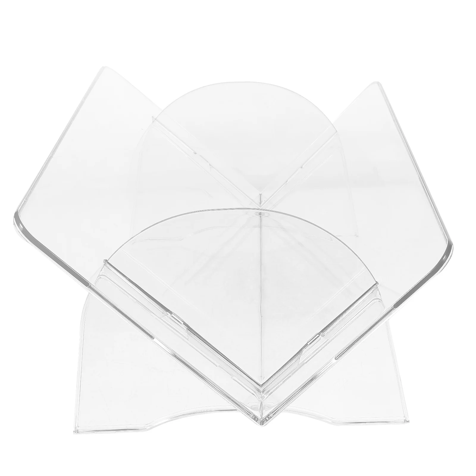 1 قطعة حامل شفاف سطح المكتب خزانة الكتب توفير المساحة منظم كتب الجدول الجرف مكتب صغير حامل كتب قوي العملي #6