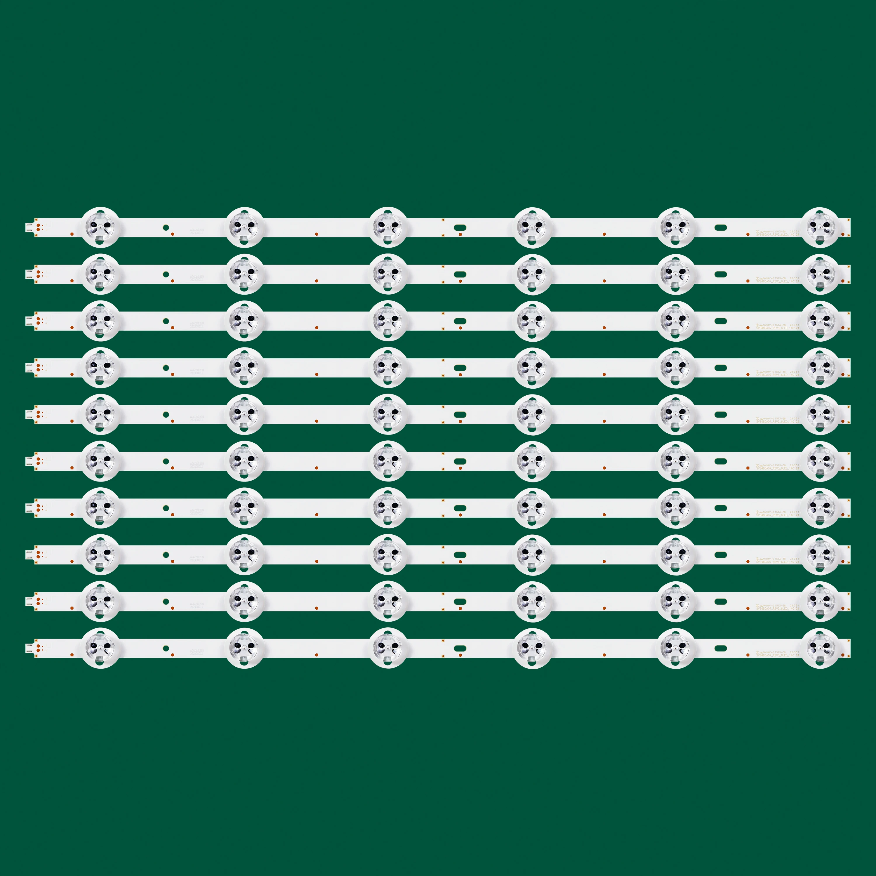 10pcs 505mm LED Backlight Lamps for Philips SVS480A07_REV3_6LED 140124 LED48B800N 48PFK6949/12 LTA480HJ01 LTA480HW03 LJ07-01202B