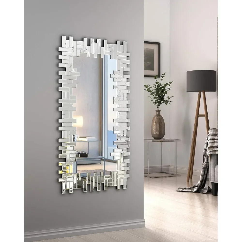 Art Decorative Wall Mirrors Large Grecian Venetian Mirror for Hotel Home Vanity Sliver Mirror (W 24.8