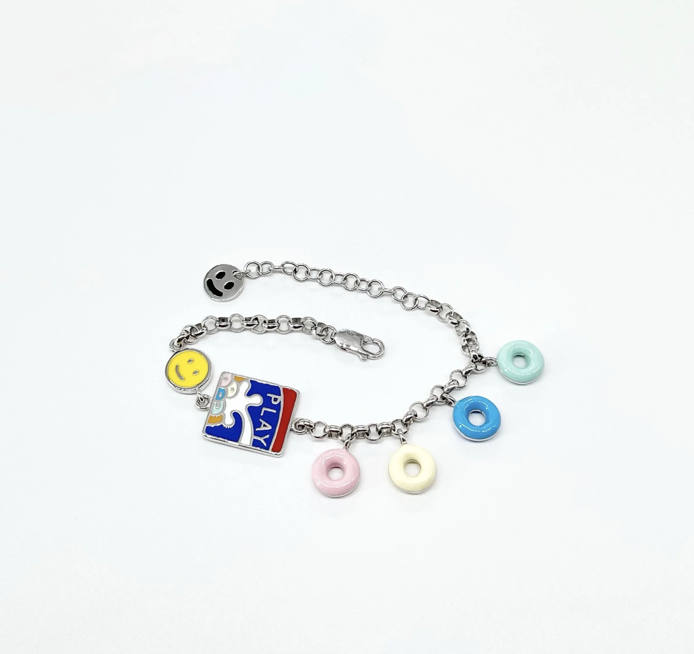 

925 Sterling Silver Cereals Bracelet Chain Basic Charm Bracelet Bangle For Women Bracelets Girls Jewelry Gift