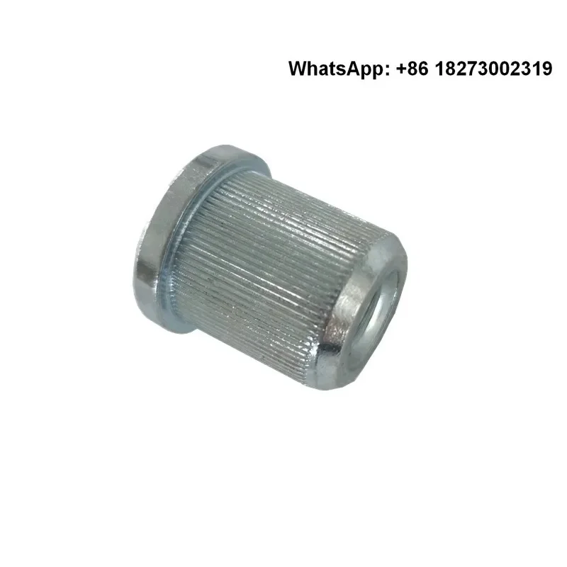 Wire rod lean tube bottom cap m12 steel wire sleeve adjustment foot cup accessories turnover handcart universal caster connector