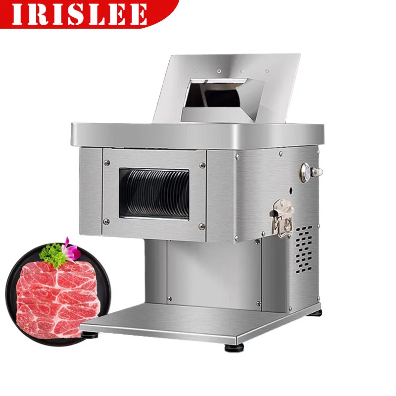 

Desktop Meat Cutter Machine For Pork Lamb Beef Chicken Breast Electric Meat Slicer