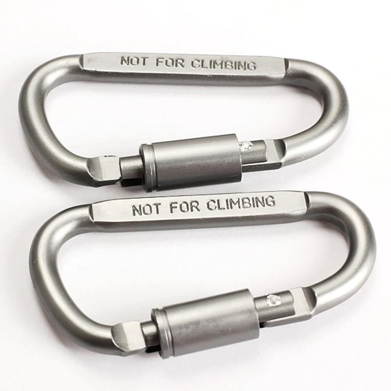 6 stücke Karabiner Set Camping Überleben Täglichen Schlüsselbund Schlüssel Kette Taktische Legierung Aluminium Karabiner Haken Outdoor Karabiner Clip Haken