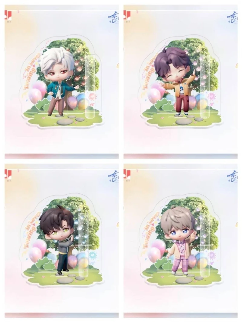 [Marchandises Officielles] 2026 Anime Love and Deepspace Cos Sylus Rafayel Zayne Xavier 125x20mm Devoted Tour Combo Stand en Acrylique Offert