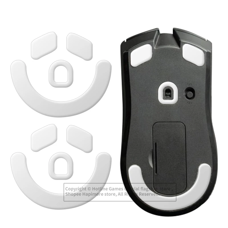 2 Sets Hotline Games 3.0 Plus Mouse Feet Skates for Razer Viper V3 HYPERSPEED Wireless Gaming Mouse, Smooth Glide