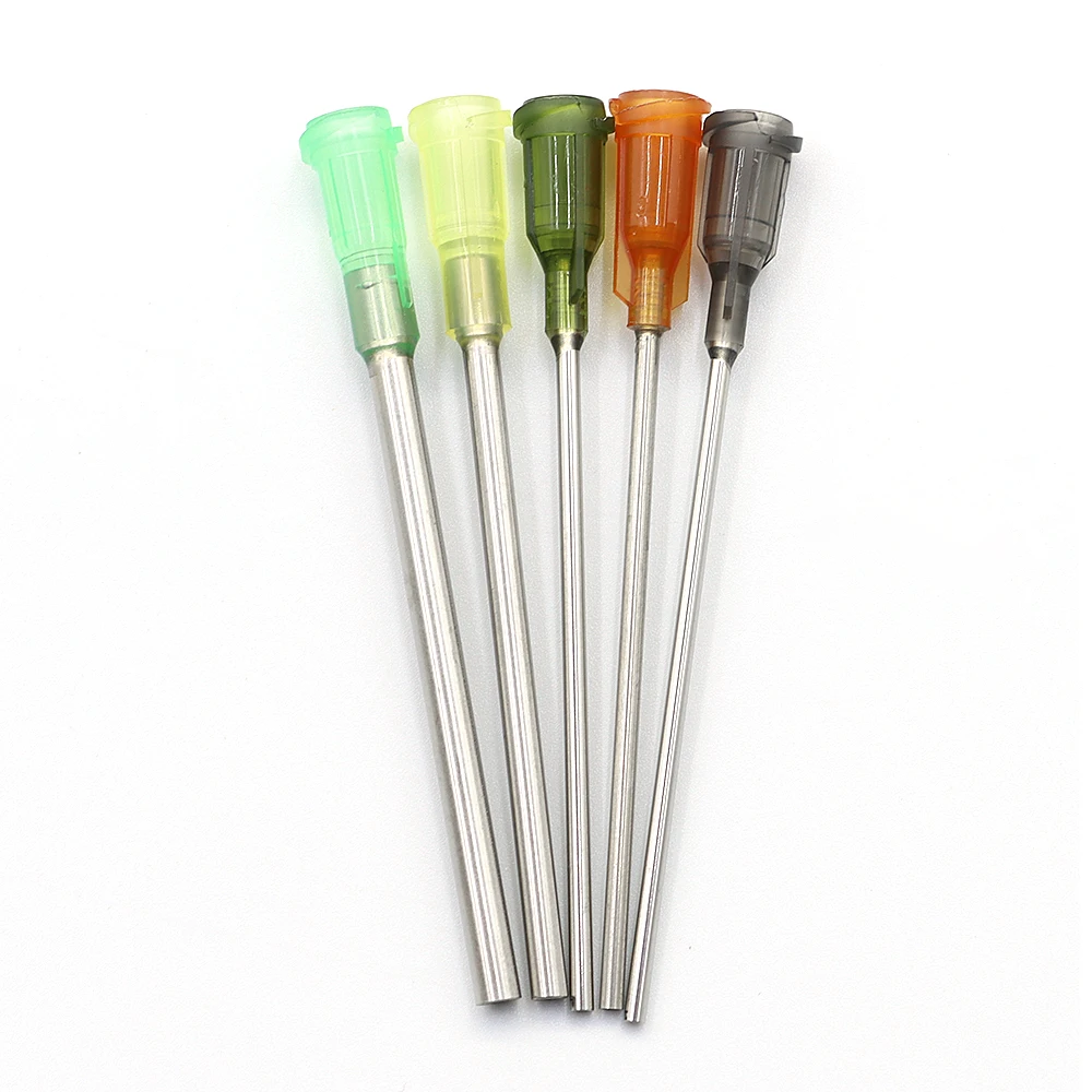 Imagem -04 - Agulha de Seringa Dispensadora Agulha de Cola para Enchimento Tinta e Seringas Especificações Diferentes 50 mm Pol 30 Pcs