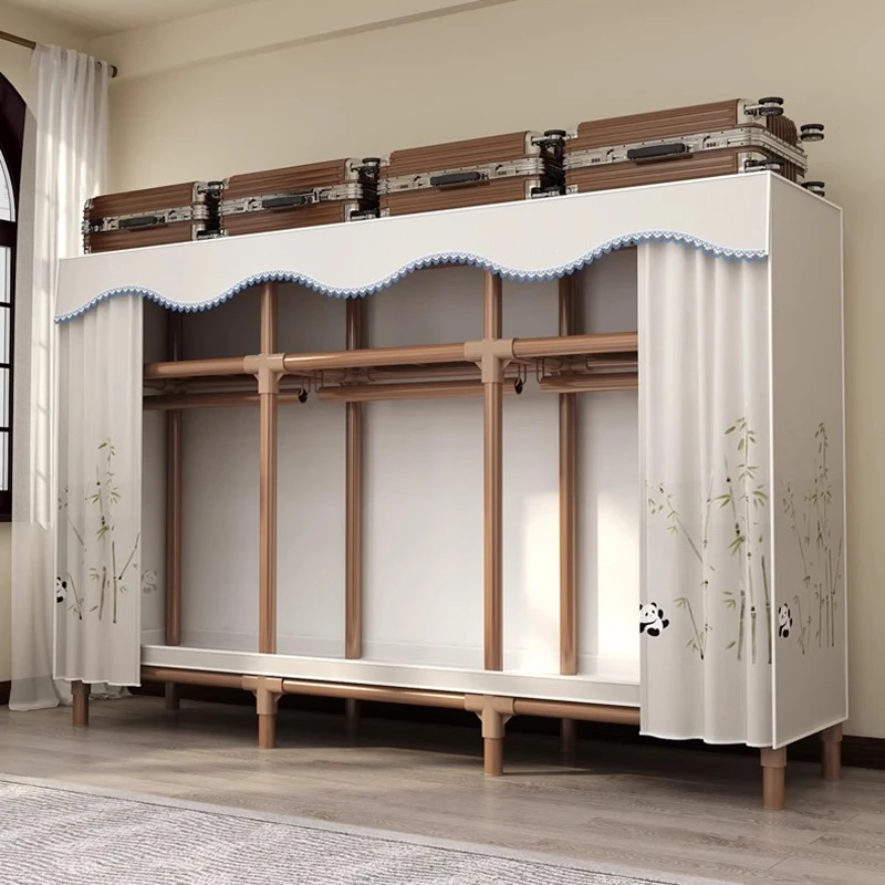 أرفف خزانة حديثة لتوفير المساحة، منظم تخزين، أقسام غرفة النوم، خزانة محمولة، عرض أثاث جناح صالة روبيرو #5