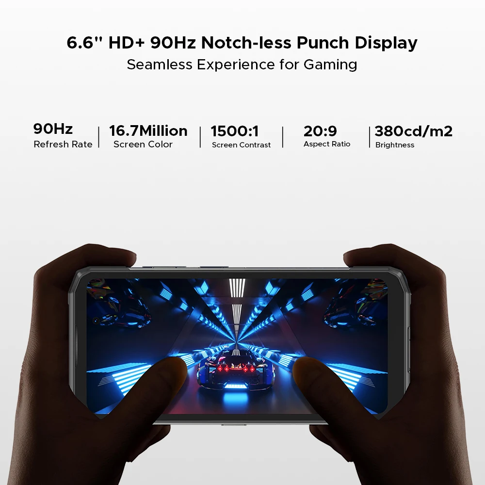 Global Version DOOGEE Blade20 Ultra Rugged Phone 8GB 512GB Rear Display 10300mAh Battery 6.6” HD+ 50MP Camera NFC Smartphone