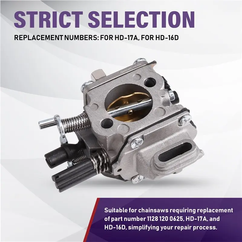 WORTHOWN-Complete Carburetor Kit For 044046, MS440, MS460, MS 440 460- 1128 120 0625 Chainsaw Replacement Parts Component