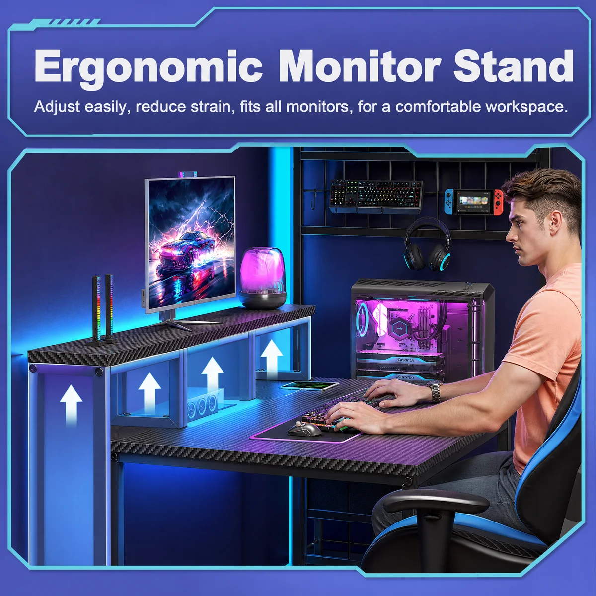 Computer Desk With Drawer, Off - Commercial Printer ulasan dan harga