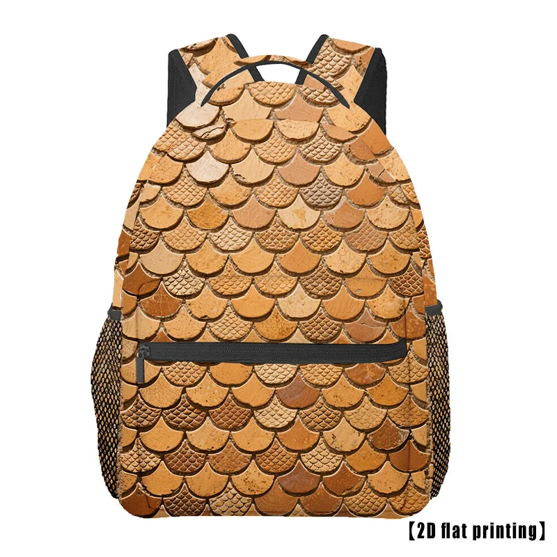 Green Mermaid Fish Scales Travel Casual Backpack Backpack Oversized Backpack Can Accommodate Travel Business Trip
