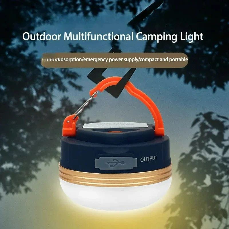 Aurooso LED Lantern Portable Camping Light 3 Lighting Modes Camplights Hanging Outdoor Tent Home Emergency Lamp with Magnet