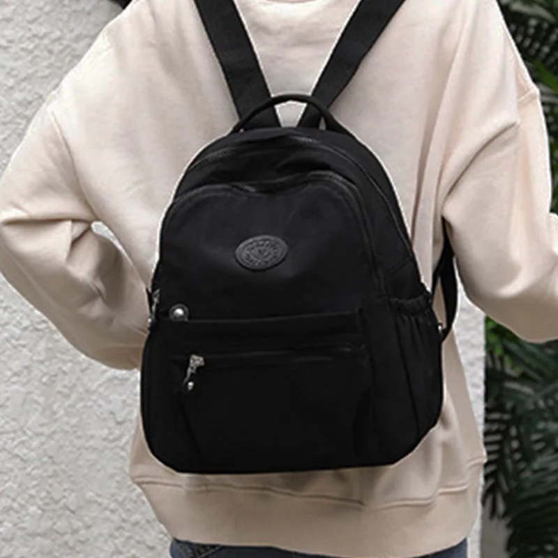 배낭 여성의 새로운 한국 패션 옥스포드 천 여성 가방 방수 나일론 천 캐주얼 쇼핑 여성 배낭