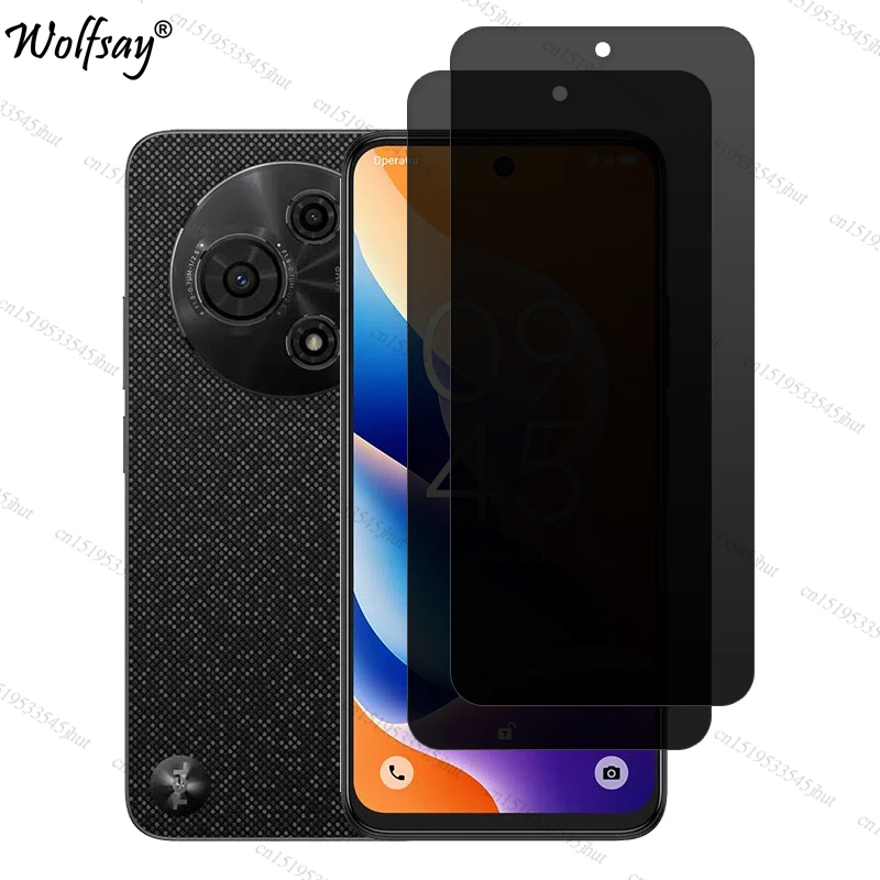 Anti-Spy Tempered Glass For TCL 605 Privacy Screen Protector TCL 605 Full Cover Anti-Spy Screen Glass For TCL 605 Glass 6.7 inch