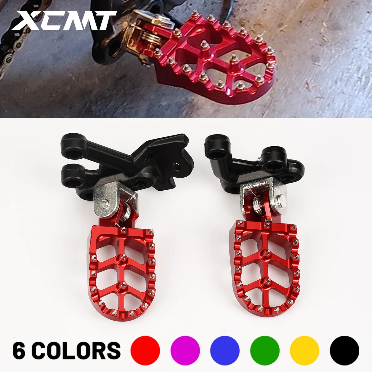 Electric Bike CNC Foot Pegs Rest Footpegs Pedals Bracket For Sur-Ron Sur Ron Surron Light Bee X & S Talaria Sting Motocross Part