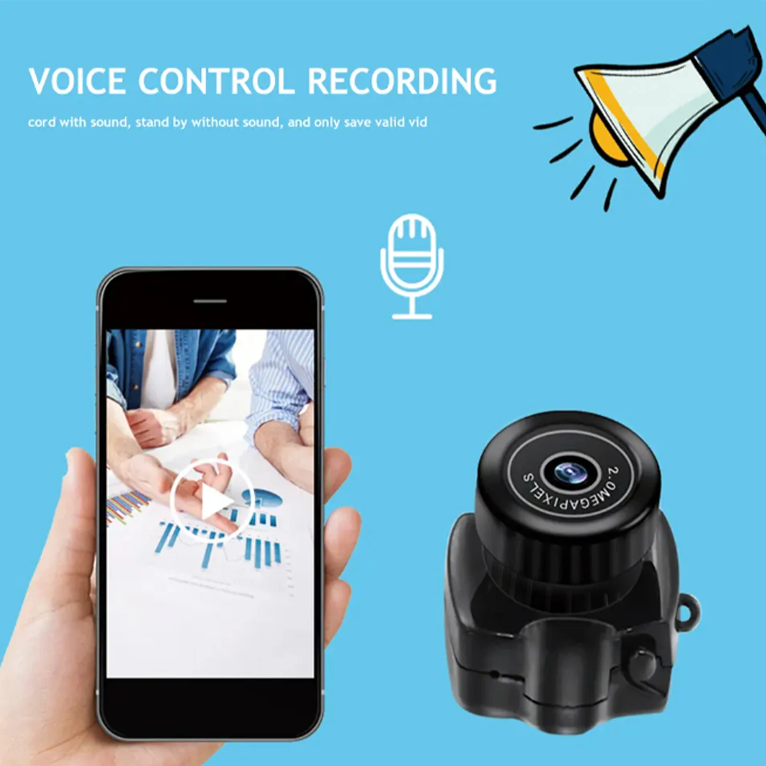 Mini Camera Video Audio Recorder HD Camera Security Cam Small DV DVR Recorder Car Sport Micro Camera