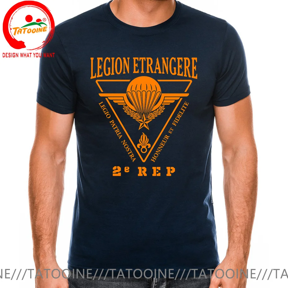 France Legion Etrangere T Shirt Men French Foreign Regiment Granate Logo Printed T-Shirt Special Army Tee Shirt New S-6XL tshirt