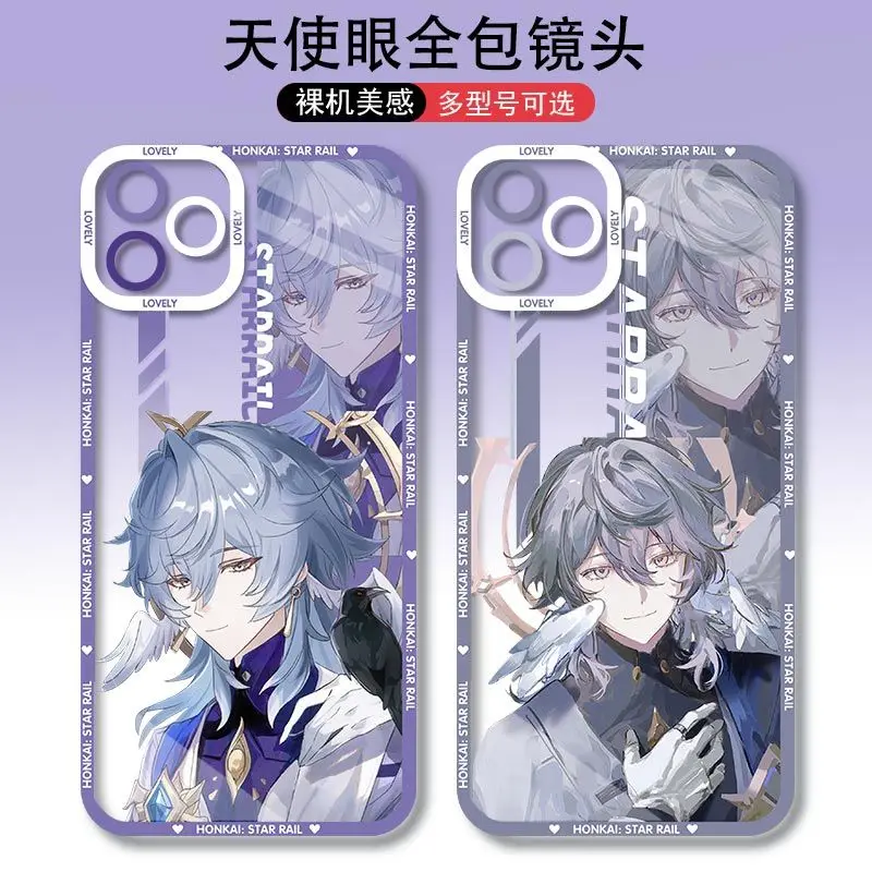 Sunday for Phone Case Anime Honkai Star Rail for IPhone12 13 14 15Pro Max Fashion Full Lens Protection Cover Accessories Gift