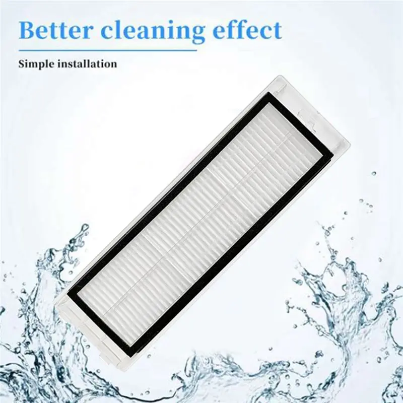 

Комплект из 10 сменных аксессуаров HLES: основная и боковые щетки, HEPA-фильтр для пылесосов Xiaomi Roborock S6/S5/S60/S65/S51/S55/T6