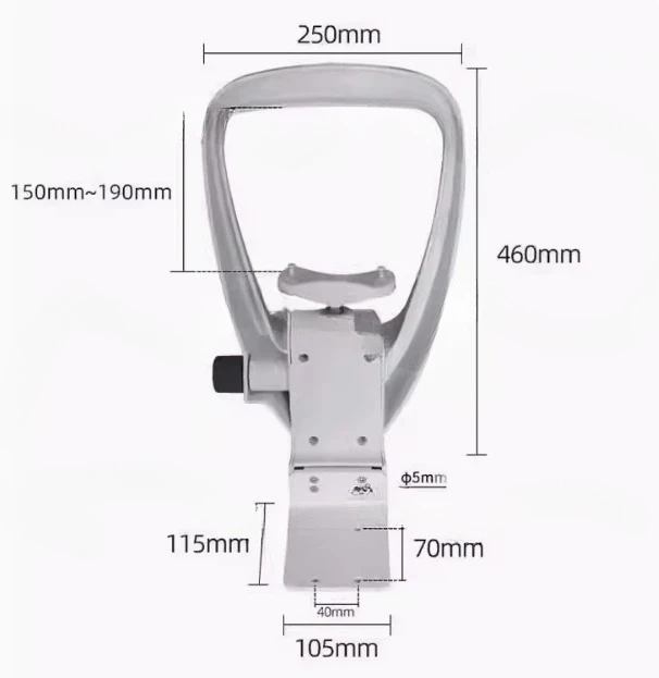 For Auto Refractometer And Other Devices CR-11 Optical Instrument Chin Rest Forehead Bracket Set