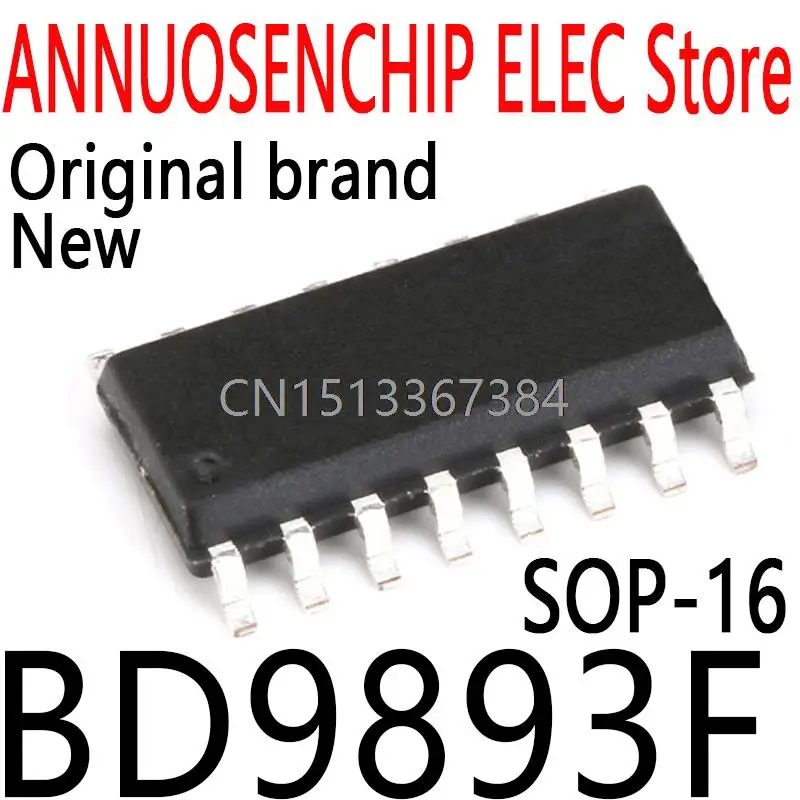 5PCS New and Original BD9893 SOP-16 BD9893F