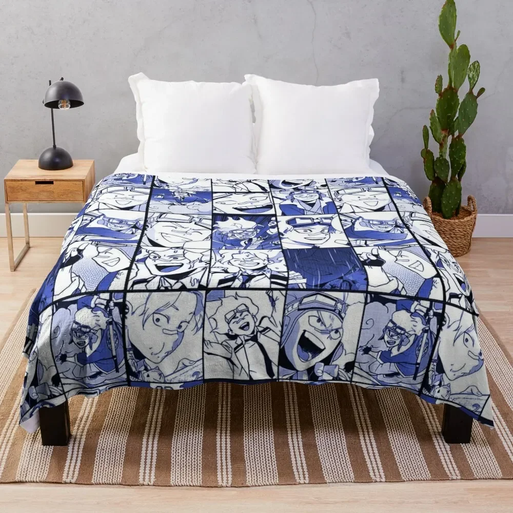 

Oboro Shirakumo-collage color version Throw Blanket blankets ands Luxury St Plaid on the sofa Blankets For Bed Blankets