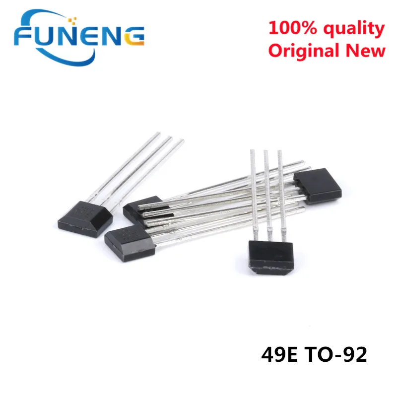 100pcs 49E 41F A3144 Hall element SS49E OH49E Hall sensor Hall Effect Sensor new