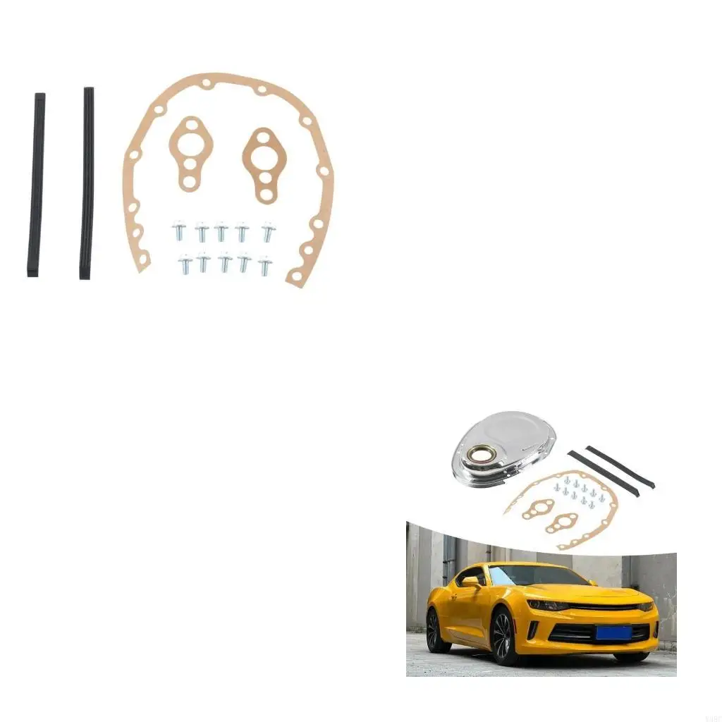 

Timing Chain Cover with Installation Hardware for 327 350 383 Engine Maintenance